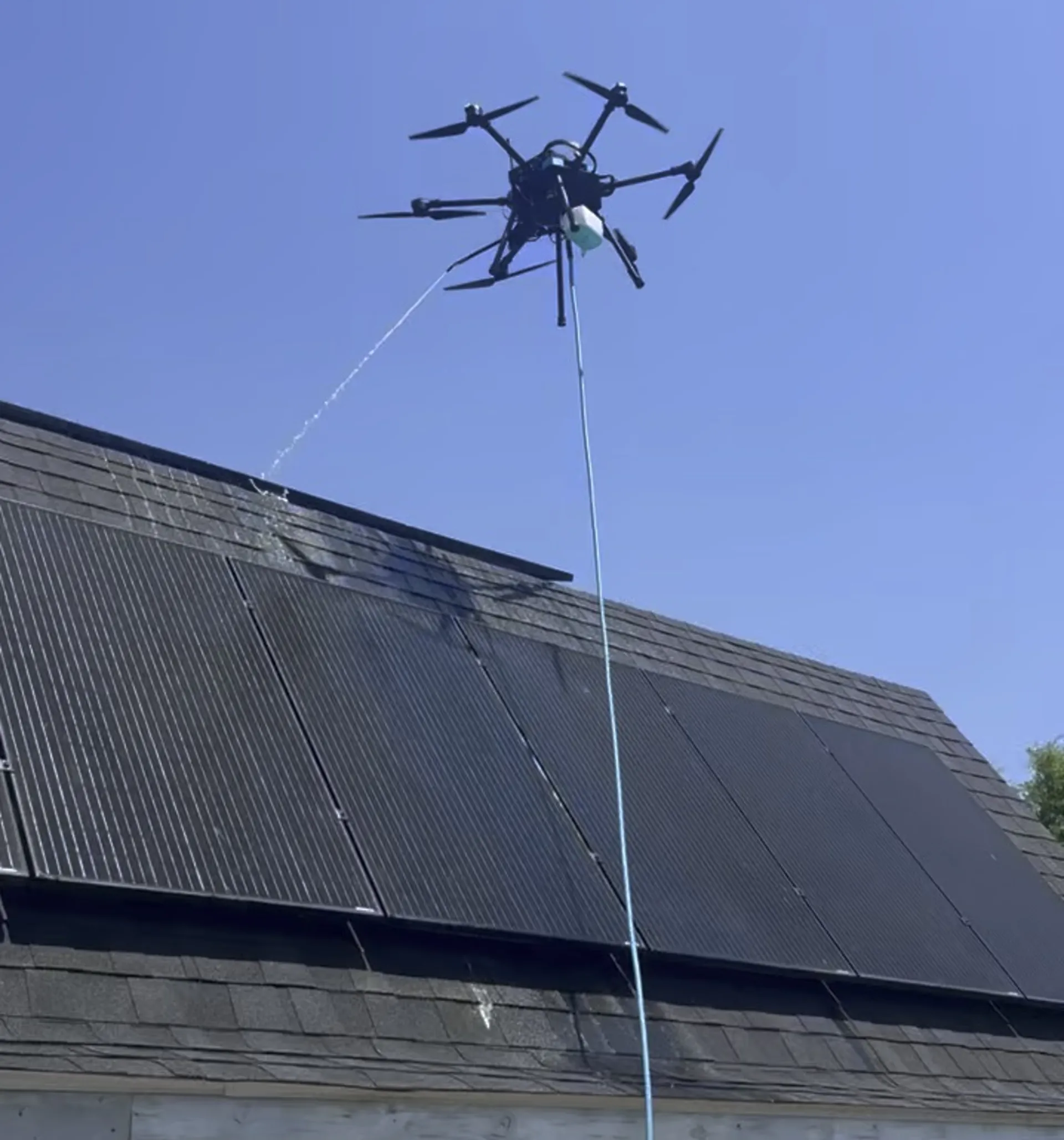Solar panel cleaning